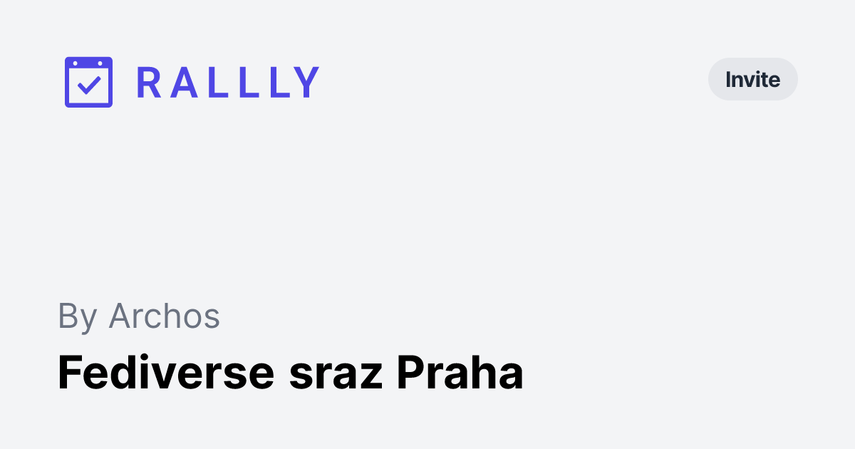 Fediverse sraz Praha